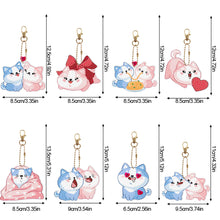 Load image into Gallery viewer, PVC Double Sided Special Shaped Cartoon Pattern Full Drill Keyring for Beginners
