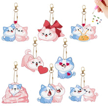 Load image into Gallery viewer, PVC Double Sided Special Shaped Cartoon Pattern Full Drill Keyring for Beginners
