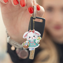 Load image into Gallery viewer, PVC Double Sided Special Shaped Cartoon Pattern Full Drill Keyring for Beginners
