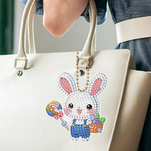 Load image into Gallery viewer, PVC Double Sided Special Shaped Cartoon Pattern Full Drill Keyring for Beginners
