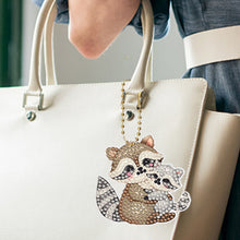 Load image into Gallery viewer, PVC Double Sided Special Shaped Cartoon Pattern Full Drill Keyring for Beginners
