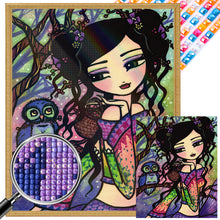 Load image into Gallery viewer, Diamond Painting - Full Square - abstract girl (40*50CM)
