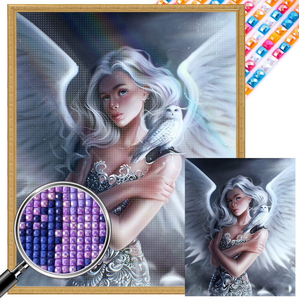 Diamond Painting - Full Square - angel girl (40*50CM)
