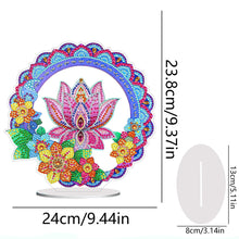Load image into Gallery viewer, PVC Round Special Shaped Mandala Pattern Diamond Painting Desktop Decorations
