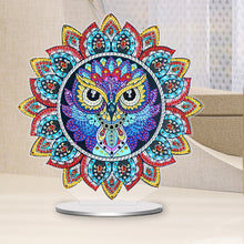 Load image into Gallery viewer, PVC Round Special Shaped Mandala Pattern Diamond Painting Desktop Decorations
