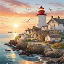 Load image into Gallery viewer, Diamond Painting - Full Square - lighthouse (40*50CM)

