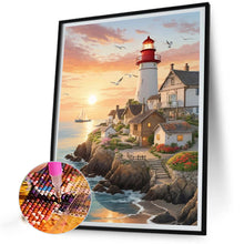 Load image into Gallery viewer, Diamond Painting - Full Square - lighthouse (40*50CM)
