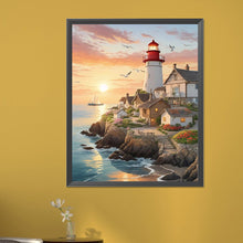 Load image into Gallery viewer, Diamond Painting - Full Square - lighthouse (40*50CM)
