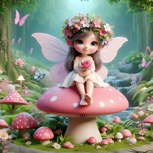 Load image into Gallery viewer, Diamond Painting - Full Round - Flower Fairy (30*30CM)
