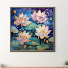 Load image into Gallery viewer, Diamond Painting - Full Round - color lotus (30*30CM)
