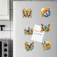 Load image into Gallery viewer, 6Pcs Special Shape Cartoon Fridge Stickers Diamond Painting Magnets Refrigerator
