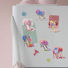 Load image into Gallery viewer, 6Pcs Special Shape Cartoon Fridge Stickers Diamond Painting Magnets Refrigerator
