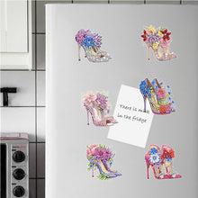 Load image into Gallery viewer, 6Pcs Special Shape Cartoon Fridge Stickers Diamond Painting Magnets Refrigerator
