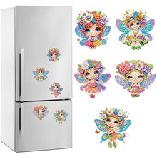 Load image into Gallery viewer, 6Pcs Special Shape Cartoon Fridge Stickers Diamond Painting Magnets Refrigerator
