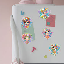 Load image into Gallery viewer, 6Pcs Special Shape Cartoon Fridge Stickers Diamond Painting Magnets Refrigerator
