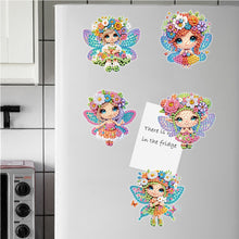 Load image into Gallery viewer, 6Pcs Special Shape Cartoon Fridge Stickers Diamond Painting Magnets Refrigerator
