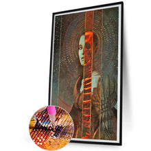 Load image into Gallery viewer, Diamond Painting - Full Round - skull veil (30*50CM)
