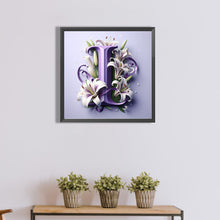 Load image into Gallery viewer, Diamond Painting - Full Round - Flower letter-I (40*40CM)
