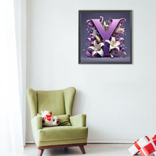 Load image into Gallery viewer, Diamond Painting - Full Round - Flower letter-Y (40*40CM)
