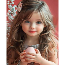 Load image into Gallery viewer, Diamond Painting - Full Round - little girl (40*50CM)
