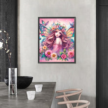 Load image into Gallery viewer, AB Diamond Painting - Full Round - Flower and Elf Girl (40*50CM)
