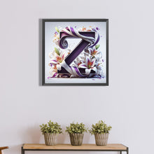 Load image into Gallery viewer, Diamond Painting - Full Round - Lily letter Z (40*40CM)
