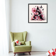 Load image into Gallery viewer, Diamond Painting - Full Round - Daisy Butterfly Letter A (40*40CM)
