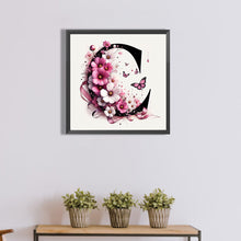 Load image into Gallery viewer, Diamond Painting - Full Round - Daisy Butterfly Letter C (40*40CM)
