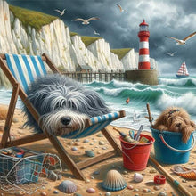 Load image into Gallery viewer, Diamond Painting - Full Square - Seaside resort (40*40CM)
