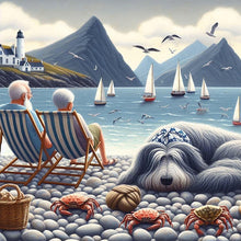 Load image into Gallery viewer, Diamond Painting - Full Square - Seaside resort (40*40CM)
