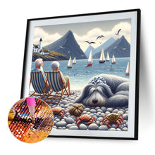 Load image into Gallery viewer, Diamond Painting - Full Square - Seaside resort (40*40CM)

