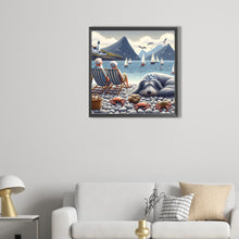 Load image into Gallery viewer, Diamond Painting - Full Square - Seaside resort (40*40CM)
