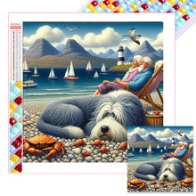 Load image into Gallery viewer, Diamond Painting - Full Square - Seaside resort (40*40CM)
