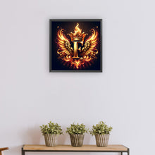 Load image into Gallery viewer, Diamond Painting - Full Round - Feather wings letter F (30*30CM)
