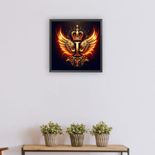 Load image into Gallery viewer, Diamond Painting - Full Round - Feather wings letter I (30*30CM)
