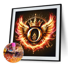 Load image into Gallery viewer, Diamond Painting - Full Round - Feather wings letter O (30*30CM)
