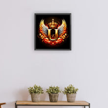 Load image into Gallery viewer, Diamond Painting - Full Round - Feather wings letter U (30*30CM)
