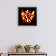 Load image into Gallery viewer, Diamond Painting - Full Round - Feather wings letter Y (30*30CM)
