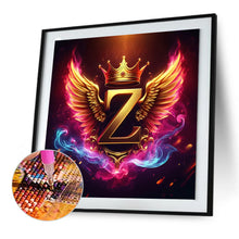 Load image into Gallery viewer, Diamond Painting - Full Round - Feather wings letter Z (30*30CM)
