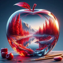 Load image into Gallery viewer, Diamond Painting - Full Round - scenery apple (40*40CM)
