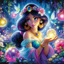 Load image into Gallery viewer, Diamond Painting - Full Round - princess jasmine (40*40CM)
