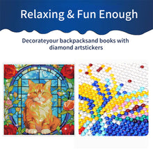 Load image into Gallery viewer, Stained Glass Animal DIY Creative Mosaic Sticker Craft Diamond Painting Sticker
