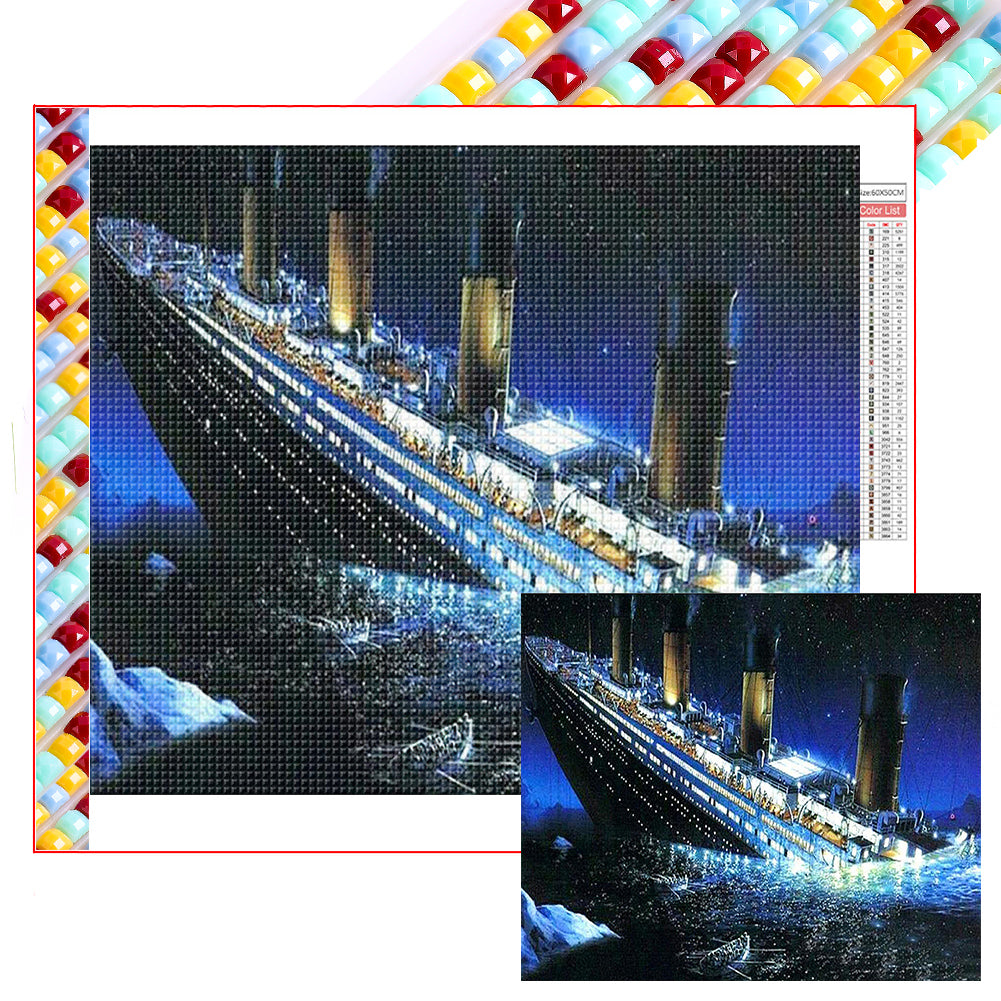 Diamond Painting - Full Square - Titanic (60*50CM)