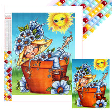 Load image into Gallery viewer, Diamond Painting - Full Square - potted girl (30*40CM)
