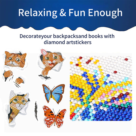 Diamond Painting Sticker Goblin Rhinestone Stickers for Boy Girls Kid Gift