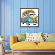 Load image into Gallery viewer, Diamond Painting - Partial Special Shaped - sunflower bus (30*30CM)
