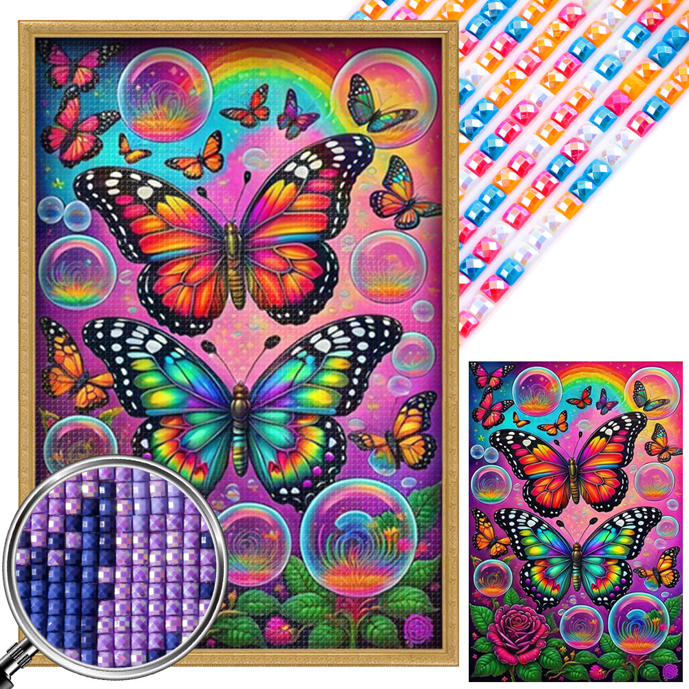AB Diamond Painting - Full Square - Butterfly (40*60CM)