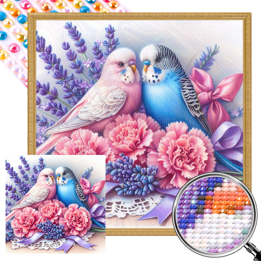 AB Diamond Painting - Full Round - Parrot (40*40CM)