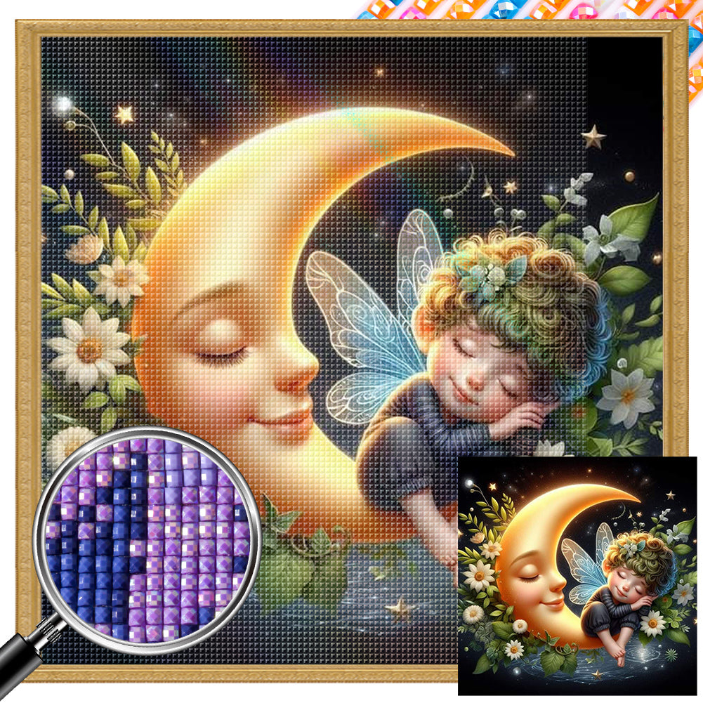 AB Diamond Painting - Full Square - sleep baby (40*40CM)