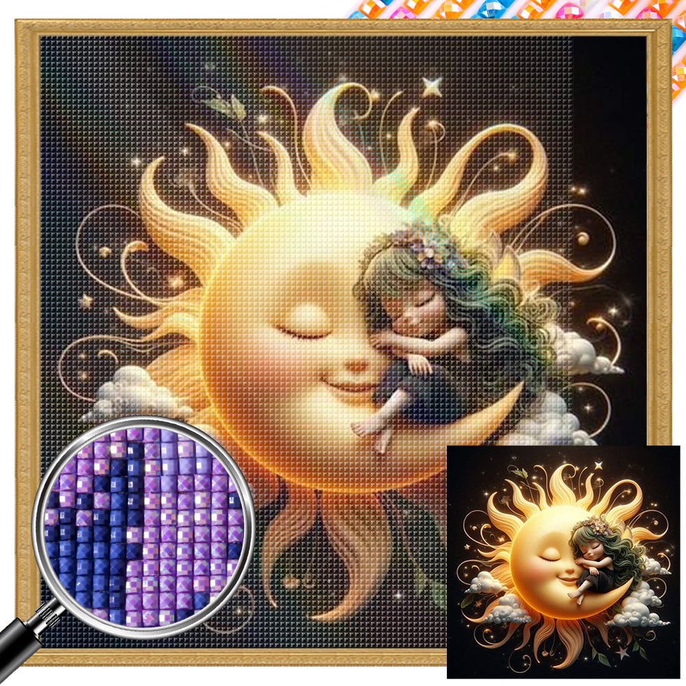AB Diamond Painting - Full Square - sleep baby (40*40CM)
